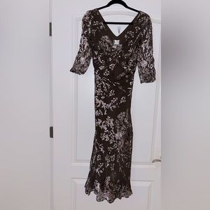 Papell Boutique Brown Dress